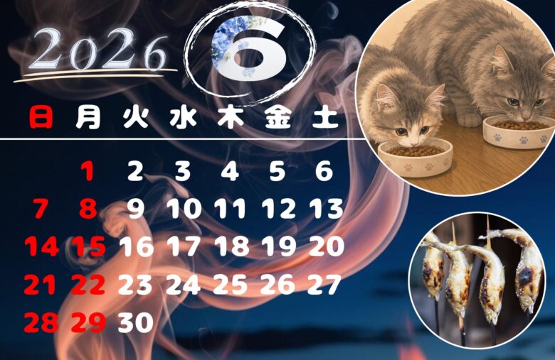 ６月の店休日写真